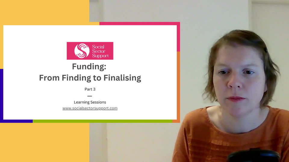 Funding: From Finding to Finalising 3